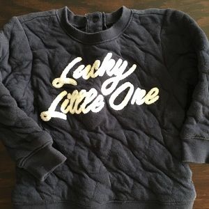 Lucky little one sweatshirt.